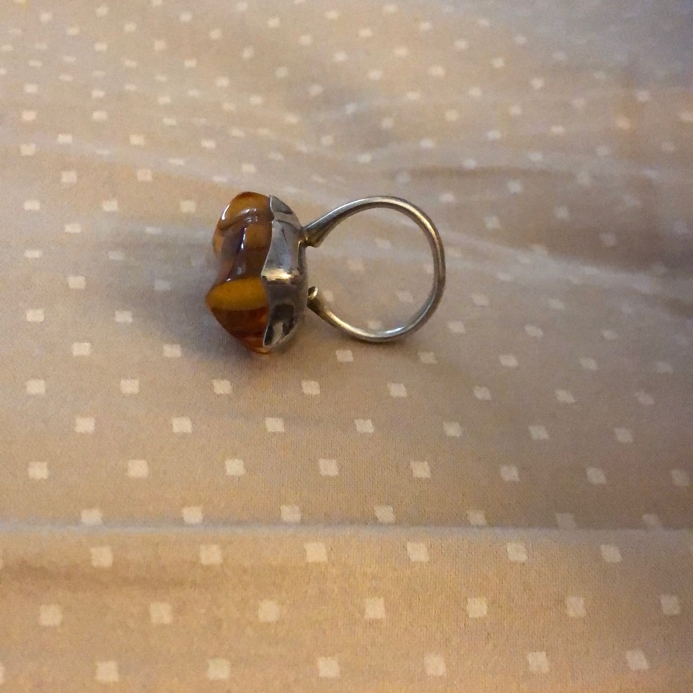 Amber ring size 6 - Picture 4 of 4